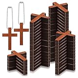 Qsvbeeqj Holzkreuze Charme Holzkreuze Anhänger Minis Kreuze Perlen Diys Handwerksschmuck Machen Hängende Gefälle Kreuze Keychain Holzkreuze Anhänger Anhänger