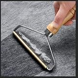 Esteopt Tragbarer Fusselentferner, tragbarer Stoffrasierer für Kleidung, Fusselrasierer für Pullover, gewebter Mantel, Teppich, Tierhaare, Braun1