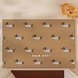 Fussmatte Aussentierdruck rutschfest Fußabstreifer Schmutzfänger Für Eingang, Haustür, Flur, Küche, Schlafzimmer Waschbar