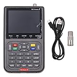 CENPEK V8 Finder2 Satellitensucher Digitales Suchermessgerät Satellitenerkennung DVB-S2X-Signalempfänger-Decoder H.264 HD 3,5-Zoll-LCD zum Einstellen von Satellitenschüsseln