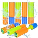 8 Stück Wasserpistole Kinder, Wasserpistolen Schaumstoff Spritzpistole, Sommer Wasserspielzeug für Jungen und Mädchen, Spritzpistole Wasser Outdoor Pool Strandspielzeug für Kinder und Erwachsene