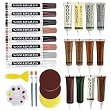 Laminat Reparaturset Holz Reparaturset Möbel Reparaturset Möbel Reparatur set-stellt jede Holzoberfläche wieder her Kratzer für Holztüren Tische Schränke Mehrfarbig Passend