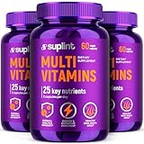 Multivitamin Komplex - Vitamin Komplex A-Z & Mineralstoffe wie Zink, Biotin - Hochdosierte Tabletten Multivinamine Für Männer Und Frauen A, C, D, E, B6, B12, K (3 Pack)