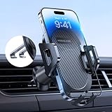 Miracase Handyhalterung Auto【2025 Neuester Doppelhaken】 Universal Handyhalter Auto Lüftung,360 Grad Drehung KFZ Handyhalterung für iPhone 16/15/14/13 Pro Max Plus/Samsung und 4-7 Zoll Smartphone