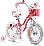 Royal Baby Girls Stargirl Kinderfahrrad, Rosa, 18 Zoll Fahrrad