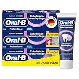 Oral-B Professional Zahnfleisch-Intensivpflege & Antibakterieller Schutz Intensive Reinigung Zahncreme/Zahnpasta, 3x75 ml