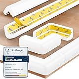 MUTKIND Kantenschutz Baby - (6m mit Kleber von TESA) inkl. 10x Eckenschutz Baby | Extra starker Halt - Eckenschutz Kantenschutz Selbstklebend (Weiß)