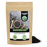 Schwarzkümmel ganz (500g), Schwarzkümmelsamen 100% naturrein, Schwarzkümmelkörner natürlich ohne Zusätze, vegan