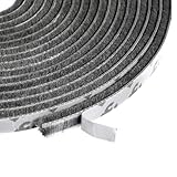 5m Bürstendichtung Selbstklebend Schiebetür Dichtungsband Dichtung Grau Fensterdichtung Türdichtung Dichtungsbürste Dichtungsstreifen Türbürstendichtung für Kollision Siegel Schalldämmung Türen