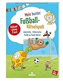 Mein bunter Fußball Rätselspaß: Labyrinthe, Fehlersuche, Punkt-zu-Punkt-Rätsel