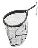 Savage Gear Pro Finezze Rubbermesh Net 40x50x50cm Watkescher - Angelkescher zum Watangeln, Kescher zum Spinnfischen