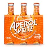 APEROL SPRITZ l Liköre italienischer Aperitif servierfertig, italienischer Aperitif oder als Cocktail, 10,5% Vol. 3 x 0,200 l