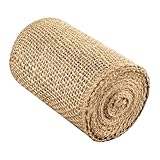 TOGEVAL Baumschutz aus Sackleinen Beschützer Baumschutzfolie Befeuchten Anlage Pflanzenverband für Bäume Pflanzen Wickelbandage winterfeste Baumschutzhüllen Pflanzen Verband Leinen- Beige