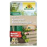 Neudorff Radivit Kompost-Beschleuniger – Bio Schnellkomposter zersetzt Kompostabfälle mit Sofort- & Langzeitwirkung. Kompoststarter für 2 m³, 1 kg, braun