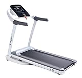 TREXO X350-W Laufband elektrisch klappbar – 16 km/h, automatische Steigung 15 Stufen, 2-PS-Motor, magnetische Stoßdämpfung, LED-Konsole, Bluetooth & WiFi, kompakt & leise für Zuhause