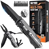 WEARXI Geschenke für Männer, Multitool Taschenmesser, Männergeschenke, Papa Geschenk, Klappmesser, Geburtstagsgeschenk Gadgets für Männer, Messer Outdoor, Adventskalender Füllung Geschenke