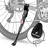 Furaha Universal Fahrradständer 24-28 Zoll − Aluminiumlegierung Seitenständer rutschfest & höhenverstellbar − Fahrrad Ständer inkl. Montagematerial für Mountainbike, Rennrad, BMX, MTB