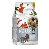 Witte Molen PUUR Chinchillas & Degus | Doppelpack | 2 x 500 g | Futter für Chinchillas und Degus ohne künstliche Zusätze | Mit hochwertigen Tierproteinen und Präbiotika