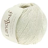 LANA GROSSA Landlust Sommerseide | Feines & leichtes Baumwoll-Seidengarn | Handstrickgarn aus 50% Seide & 50% Baumwolle | 50g Wolle zum Stricken & Häkeln | 170m Garn