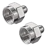 2X Perfect Abschlusswiderstand F, 75 Ohm Widerstand mit F-Stecker, 2 Stück