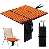 RNPKZ Beheiztes Sitzkissen, 44 x 40 cm Beheizbares Sitzkissen, Beheiztes Kissen mit 3 Heizstufen, Faltbares USB-Heizsitzkissen für Unterwegs, Stadion, Camping, Outdoor Kissen (Enthält Keine Powerbank)