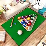 3D Teppich Snooker, Billard, Unterhaltungssport Boden Matte Wohnzimmer Große Größe Teppiche Weiche Schlafzimmer Teppich Für Kinder Jungen Mädchen Toilettenmatte Toormat 90 X 150 cm -0G2R+O8A8-2N1Q