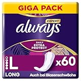 Always Profresh Slipeinlagen Damen Large (60 Binden), Giga Pack, geruchsneutralisierende Technologie, für maximalen Schutz am Tag