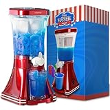 MikaMax Originale Slush-Eis-Maschine – Retro Design, Slush Ice Maker mit 20 Watt – Ideal für Slushies und gefrorene Getränke, 1 Liter Kapazität