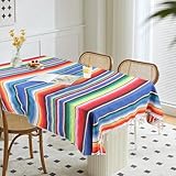 Changtai Tischdecken Abwaschbar Rechteckige Tischtuch Polyester Tischwäsche für Hochzeit Party Geburtstag Grillen Picknick Küche Gastronomie Dekor, 170x130 cm