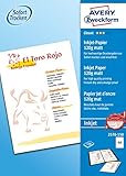 AVERY Zweckform 2576-150 Classic Inkjet Papier (150 Blatt, 120 g/m², DIN A4 Papier, einseitig beschichtet, matt, FSC, Tintenstrahldrucker, Druck mit idealer Farbwiedergabe, sofort trocken & wischfest)