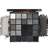 Smoky Lidschatten Palette - Gothic Lidschatten Set mit dunklen Tönen und Schimmer | Smokey Mischbare Make-up-Palette für Mädchen | Professionelle Stylisten Halloween Disco Glam