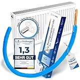 PEARWAY Heizungsbürste inkl. Entlüftungsschlüssel I Die ideale Vorbereitung für die Heizperiode I Heizkörperbürste lang I Heizkörper Reinigungsbürste Heizungsreinigungsbürste I Heizkörper reinigen