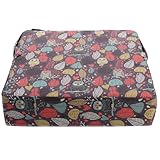 Angoily Wasserabweisendes Sitzhöherlegungskissen für 1 5 aus Polyester mit Schnallenriemen Rutschfestes Kindersitzkissen für Esszimmer und Gartenstühle