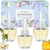 SCENTORINI Duftölflakon, Hawaii Raumduft Lufterfrischer, Raum Duftöl, 3 x 19ML, Duftflakons Nachfüller Geeignet für Air Wick und Glade Duftstecker