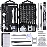 Feinmechaniker Werkzeug Set Mini Schraubenzieher: Bluvizo 122 in 1 Computer Reparatur Werkzeug Set mit 101 Bits für Handy PC Laptop Tablet PS5 Brillen Xbox Spielzeug Uhren Kamera