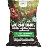 Alpenwurm Wurmhumus 10L | Wurmkompost pur | organischer Dünger | Bio Dünger