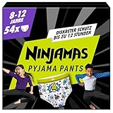 Ninjamas Pyjama Pants Raumschiff, 54 absorbierende Nachthöschen, 8 Jahre, 27kg-43kg