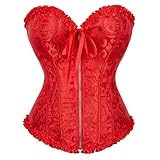 Damen-Korsett mit Schnürung, Überbrustkorsett, Bustier, Dessous, Bodyshaper, Top, Vintage, Übergröße, Braut-Dessous, Basken, Bodyshaper, Gothic, Unterbrustkorsett, Body, Sweetheart, Shapewear,