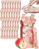 Mini Handcream Gift Set-30Pack Kleine Geschenke, Reisegrößen Bulk Hand Cream, Fragrance Moisturizing Hand Care für Sehr Trockene Hände, Mini Geschenke Weihnachtsgeschenke für Frauen Männer-Pfirsich