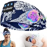 LC-dolida Schlafkopfhörer Bluetooth Schlafen Kopfhörer, Kabellos Sport-Kopfhörer Stirnband 15+ Stunden Lange Spielzeit Leichte Schlafstirnband mit HiFi-Stereo,Ergonomisch Tech Gadgets