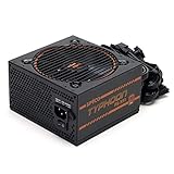 SPYCO Typhoon PS-551, Gaming-Netzteil 550 W, 80 Plus Bronze, Nicht modular, geräuscharm, Netzteil ATX, Supersilent-Lüfter, Kondensatoren Teapo, kompakte Abmessungen, Garantie 5 Jahre