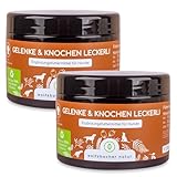 Gelenktabletten für Hunde als Snack | Gelenke & Knochen Leckerli 2 x | Mit Grünlippmuschel & MSM | Gelenkschutz, Knorpelpflege & Knochenaufbau | Unterstütz Gelenke und Knochen