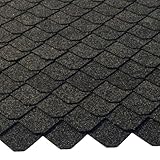 1 Set Dachschindeln Schiefer (55 mm) grau 0,55 m² Manufaktur Martinshof Minidachschindeln, Schindelstreifen, Dachdeckung hergestellt in der Werkstatt für behinderte Menschen