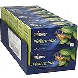 Meßmer Tee Pfefferminze klein Tee 25 STÜCK X 2,25 gramm x12 er Pack mit Pufai