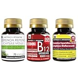 SERENOA REPENS 70 Weichkapseln – Vitamin B12 500 Tabletten – Diosmin Hesperidin Bioflavonoide 100 Tabletten | Prostata Energiekreislauf Mikrozirkulation Hämorrhoiden