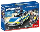 PLAYMOBIL City Action 70067 Porsche 911 Carrera 4S Polizei mit Polizei-Licht und Sound, Empfohlen ab 4 Jahren