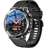 Smartwatch Zum Annehmen/Anrufen, 4G-SIM-Karten-Smartwatch, Runder 1,39-Zoll-Bildschirm, HD-Dual-Kamera-NFC-Funktion, Integriertes WIFI+LBS+GPS-Echtzeitpositionierung, 900-mA-Uhrenbatterie, Geschenke F