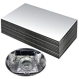 Humtudeit 12 Stück Dämmmatte Auto, 400x250x5mm Schallschutzmatte Antidröhnmatte Selbstklebend, Dämmung Auto Isoliermatte Lärmschutz, Schalldämmung und Antivibration für Kofferraum, Tür, Motorhaube