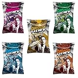 AMO - PiPAPO Sonnenblumenkerne Special Edition, 5 Geschmacksrichtungen, Gold Herbs, Salzig, Natur, Taco, Popcorn 100g pro Packung