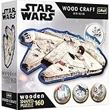 Trefl 20189 Woodcraft Star Wars Konturenpuzzle aus Holz, Mehrfarbig